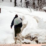 بارش ۹۰ سانتی متری برف در کلیشم رودبار همگان را متعجب کرد