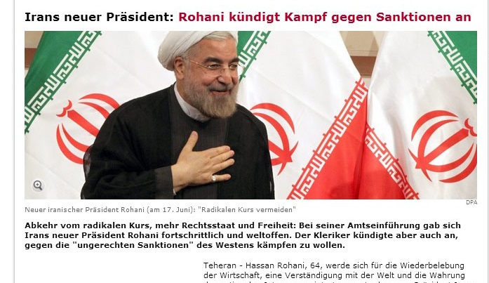 روزنامه آمریکایی: حسن روحانی وضعیت خوبی در نظرسنجی‌ها ندارد