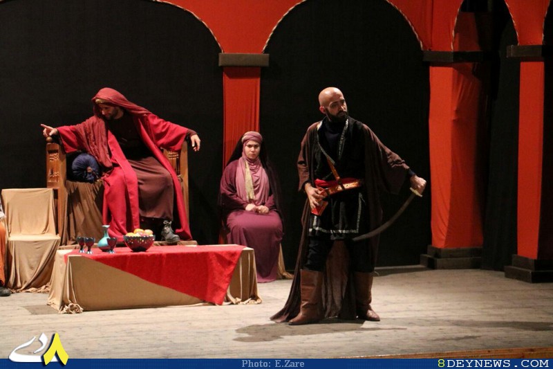 تئاتر خروش قافله خورشید در آستانه اشرفیه به اجرا در آمد + تصاویر
