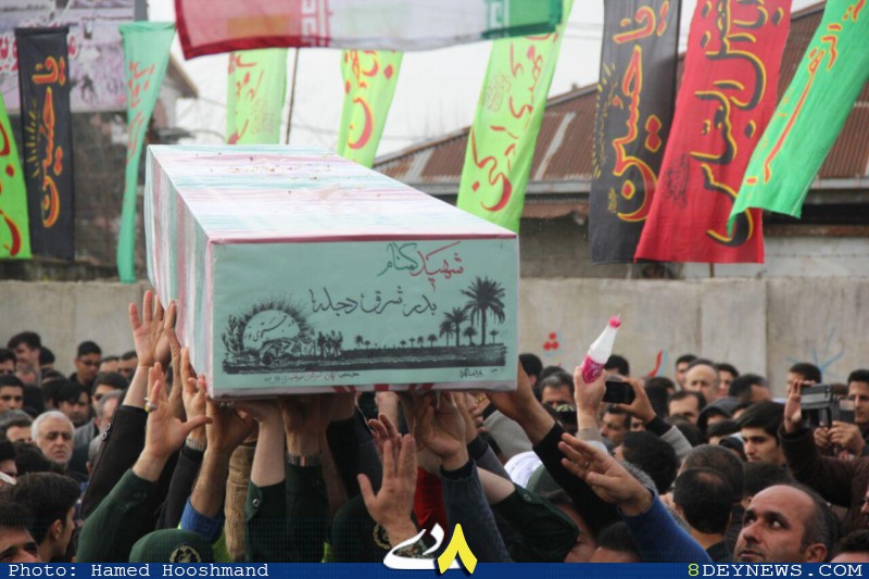 گزارش تصویری تشییع و تدفین باشکوه شهدای گمنام در تولم شهر