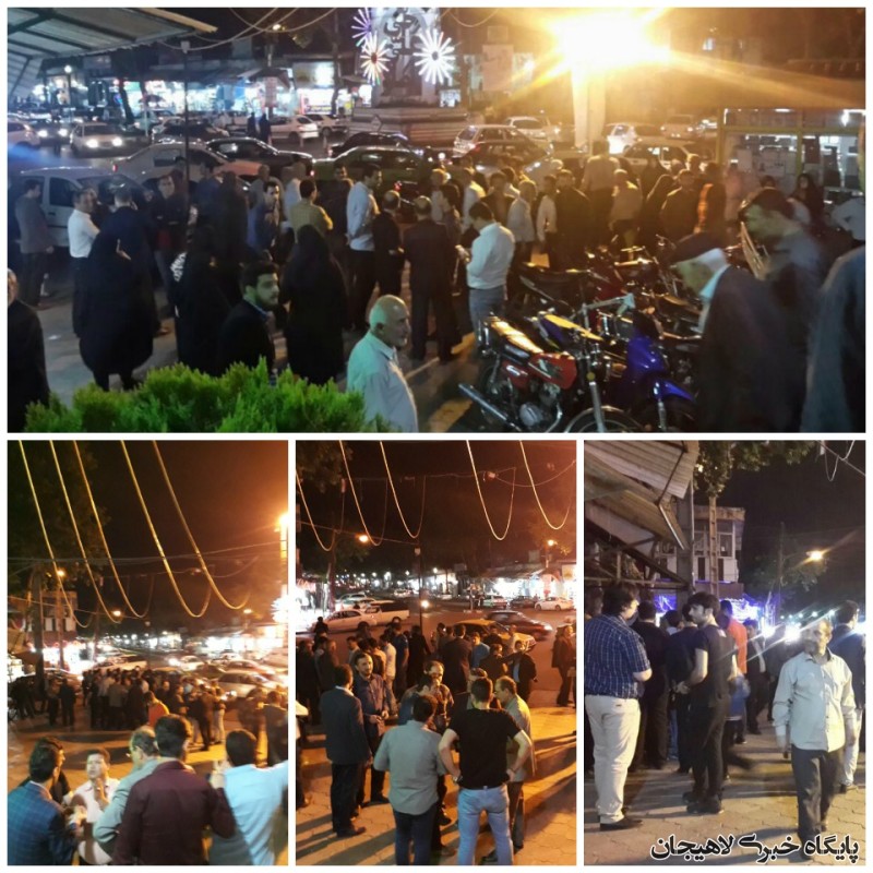 تجمع اعتراض آمیز کاندیداهای شورای شهرلاهیجان در مسجد جامع! + تصاویر