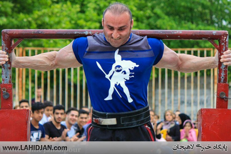 ورزشکار لاهیجانی قوی ترین مرد شمال کشور شد + تصاویر