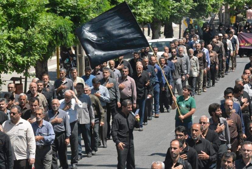 گزارش تصویری مراسم ارتحال امام خمینی (ره) در سراسر گیلان