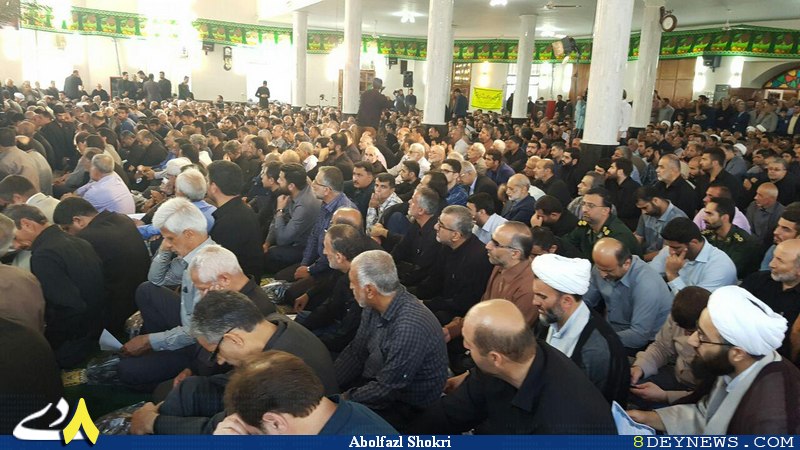 مراسم سوم شهادت شهید حسن عشوری در رودسر برگزار شد + تصاویر