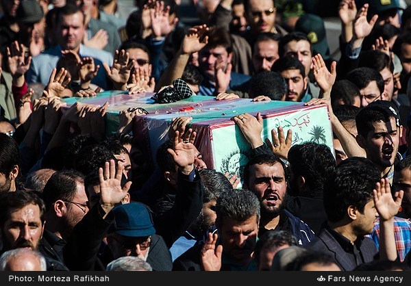 تشییع و تدفین شهدای گمنام در سه شهر استان گیلان+ جزییات