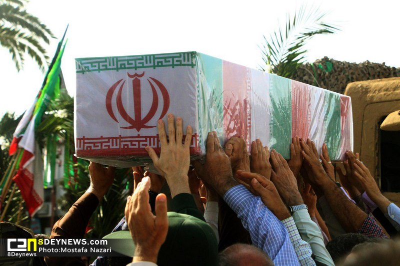 شهید گمنام دفاع مقدس در رضوانشهر تشییع و تدفین می‌شود