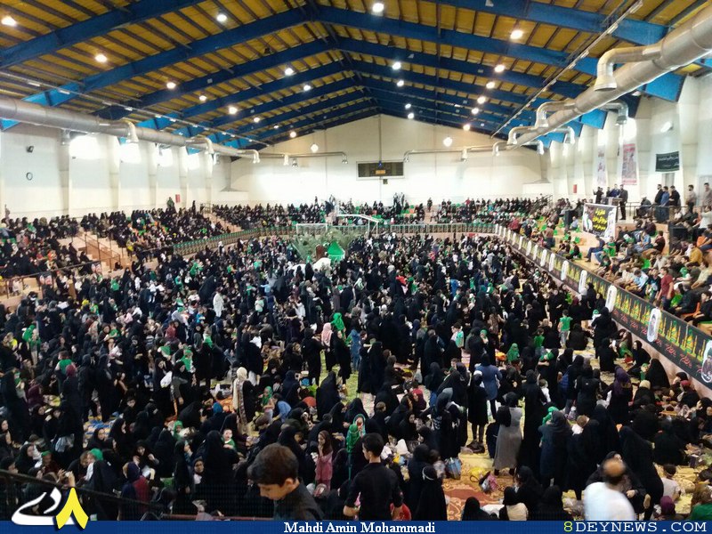مراسم شیرخوارگان حسینی در سالن شهدای لاهیجان / تصاویر