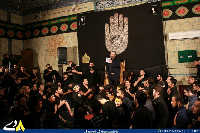 تصاویر مراسم شب تاسوعای حسینی در مسجد امام رضا(ع) گلسار رشت