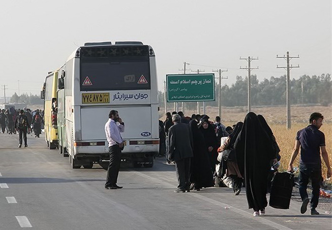 واژگونی اتوبوس زائران ایرانی در «العماره»
