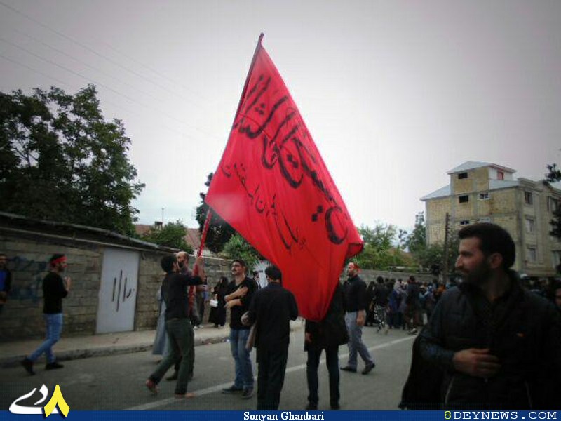 مراسم عاشورای حسینی در بقعه غریبنده رضوانشهر / تصاویر