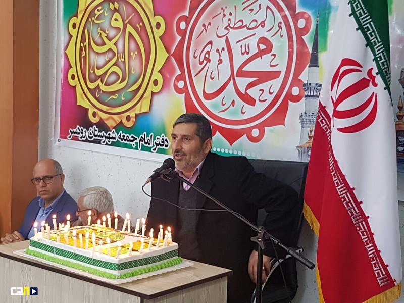 جشن میلاد پیامبر در حسینیه شهدای جنیدی رودسر / تصاویر