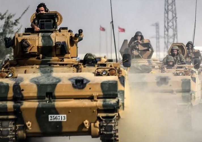 ارتش ترکیه در انتظار فرمان اردوغان برای نبرد تمام عیار در مناطق کردنشین سوریه+ نقشه میدانی