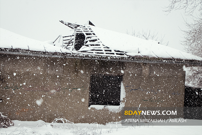 روستاهای اطراف املش پوشیده در برف + تصاویر