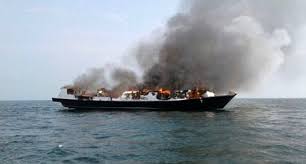 اولین جسد حادثه برخورد دو کشتی ایرانی و چینی پیدا شد