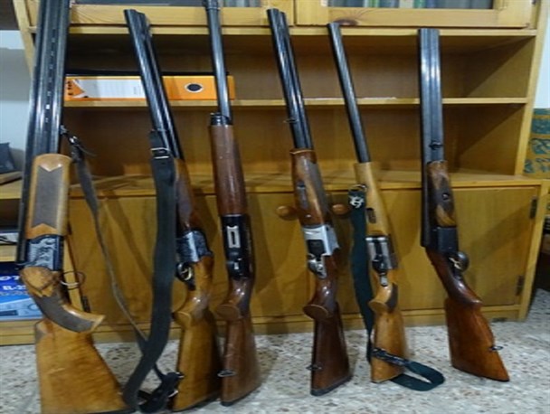 کشف شش قبضه اسلحه غیرمجاز در شهرستان صومعه سرا