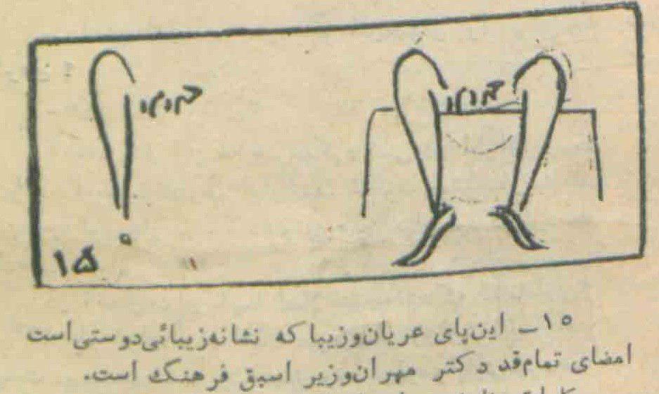 تصویر/ امضای عجیب وزیر دوره پهلوی
