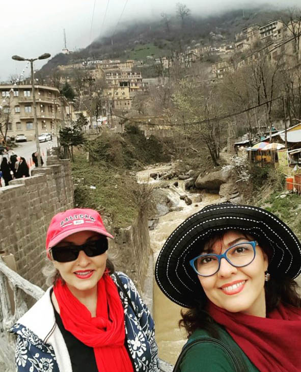 خوشگذرانی آناهیتا همتی در ماسوله! + عکس