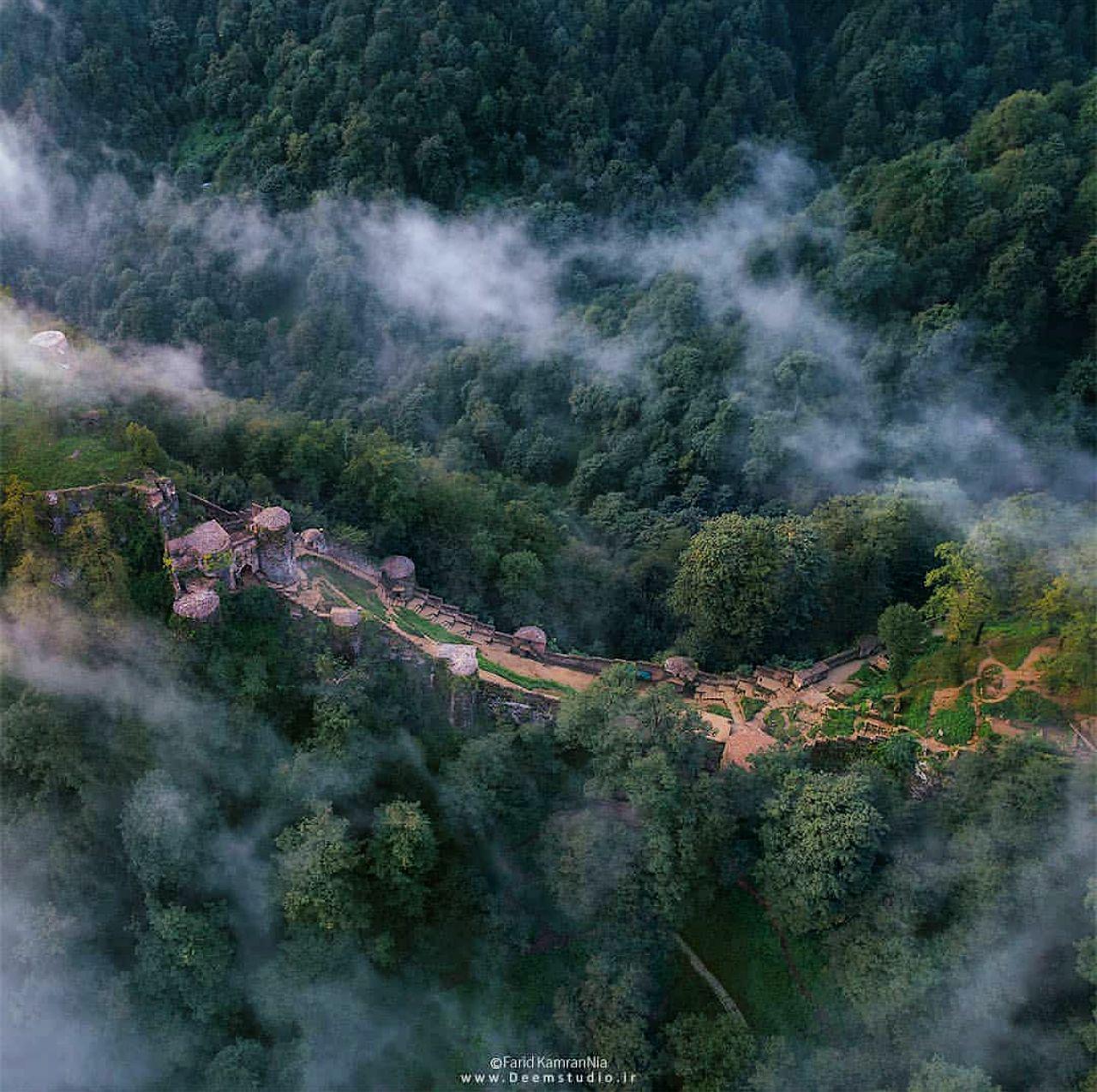 تصویر/ نمایی فوق العاده از قلعه رودخان فومن