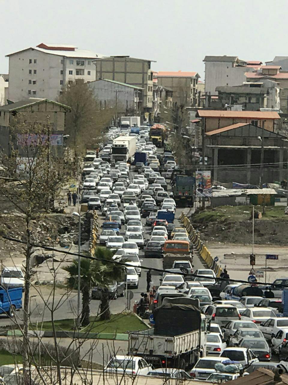تصویر/ ترافیک سنگین در تالش