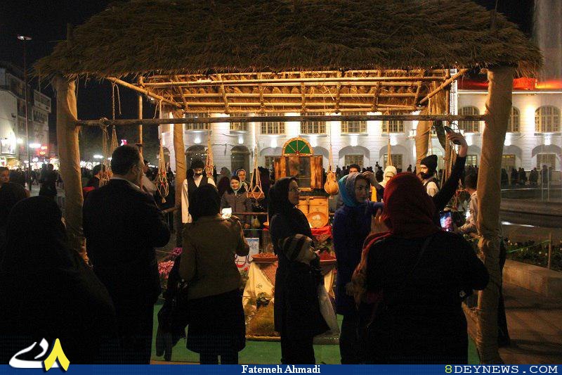 برگزاری مراسم آئینی هر شب در پیاده راه فرهنگی رشت