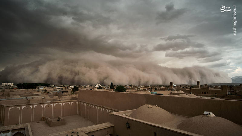 عکس دیدنی عکاس رویترز از “طوفان یزد”