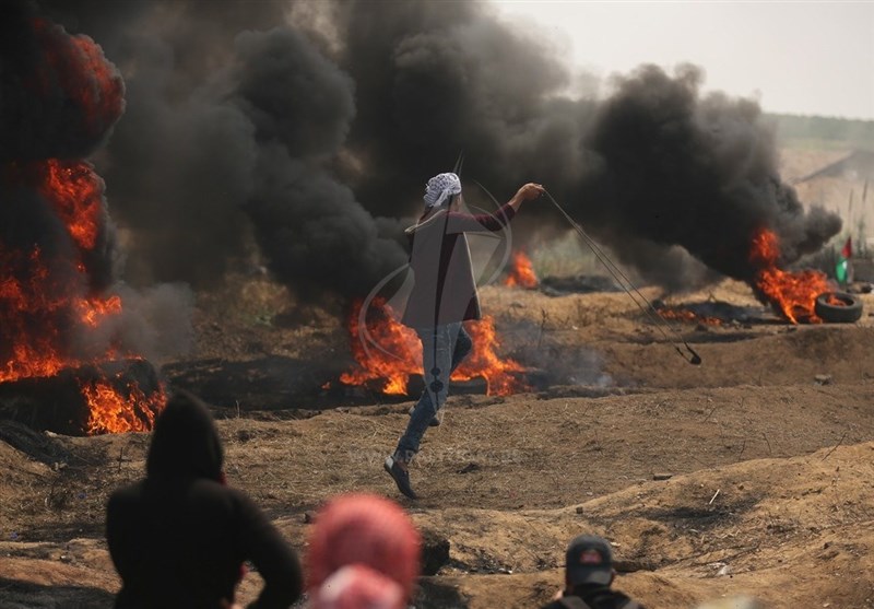 ۶ مجروح در چهل و یکمین راهپیمایی حق بازگشت در نوار غزه