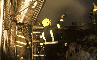 آتش سوزی مجتمع مسکونی در تهران ۶ مصدوم داشت