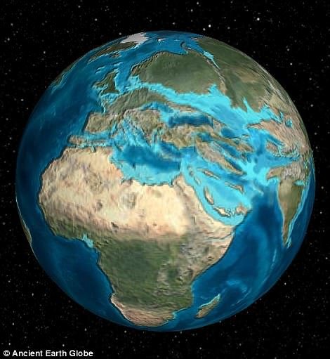 نقشه‌ زمین در ۶۰۰ میلیون سال گذشته