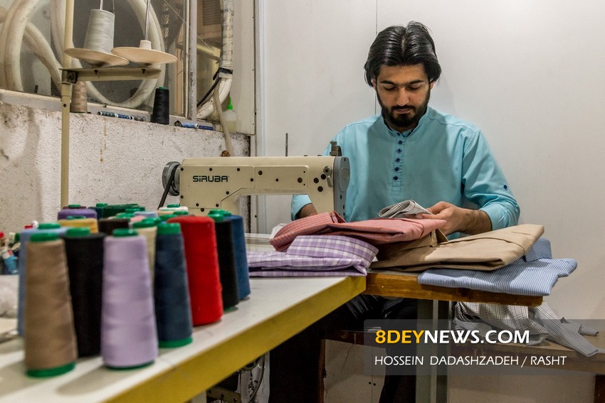 کارگاه های تولید پوشاک ایرانی در رشت + تصاویر