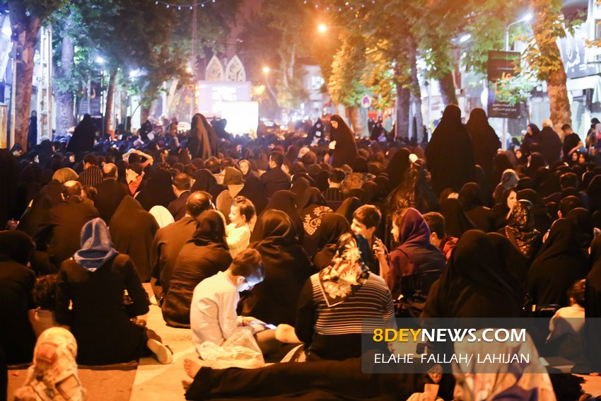 مراسم احیای دومین شب قدر در لاهیجان + تصاویر