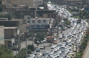 ترافیک بسیار شدید در محورهای ورودی استان گیلان