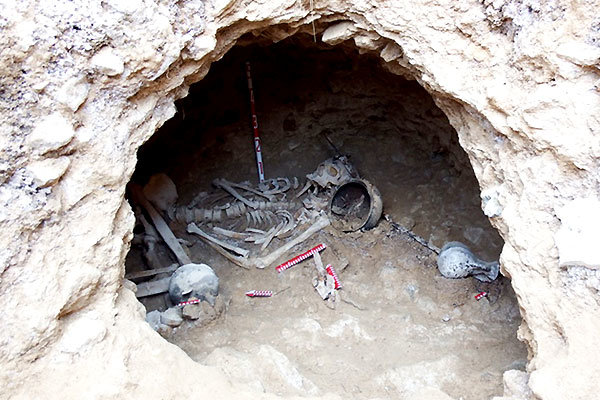 گورهای باستانی دوره اشکانی و ساسانی در شرق گیلان کشف شد‌
