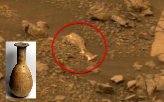 کشف بطری سفالی در کره مریخ! + عکس