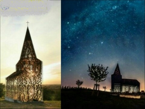 عجیب ترین کلیسای نامرئی جهان+عکس