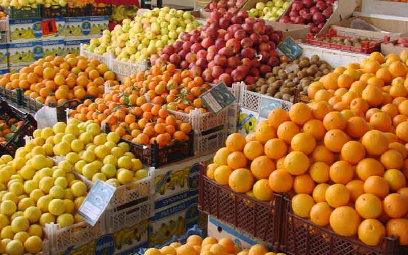 قیمت انواع میوه و صیفی +جدول