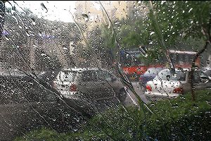 آسمان بارانی گیلان در تاسوعای حسینی