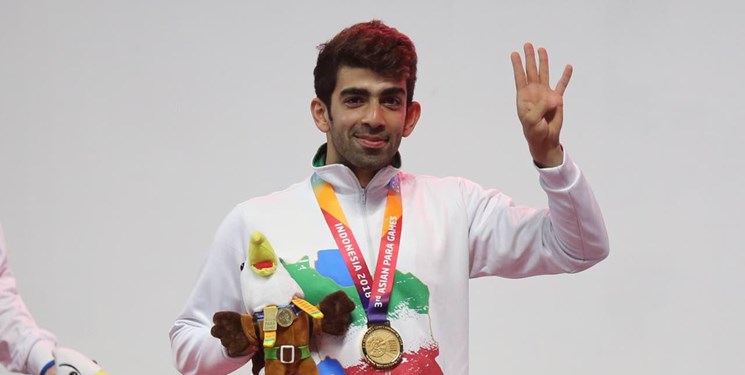 شناگر پرمدال ایران بهترین ورزشکار بازی‌های پاراآسیایی شد+عکس