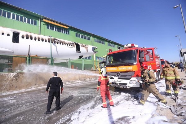 اسامی‌مصدومان آتش‌سوزی هواپیما در فرودگاه امام