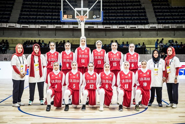 دختران بسکتبالیست ایران دوم شدند و به مرحله بعد صعود کردند