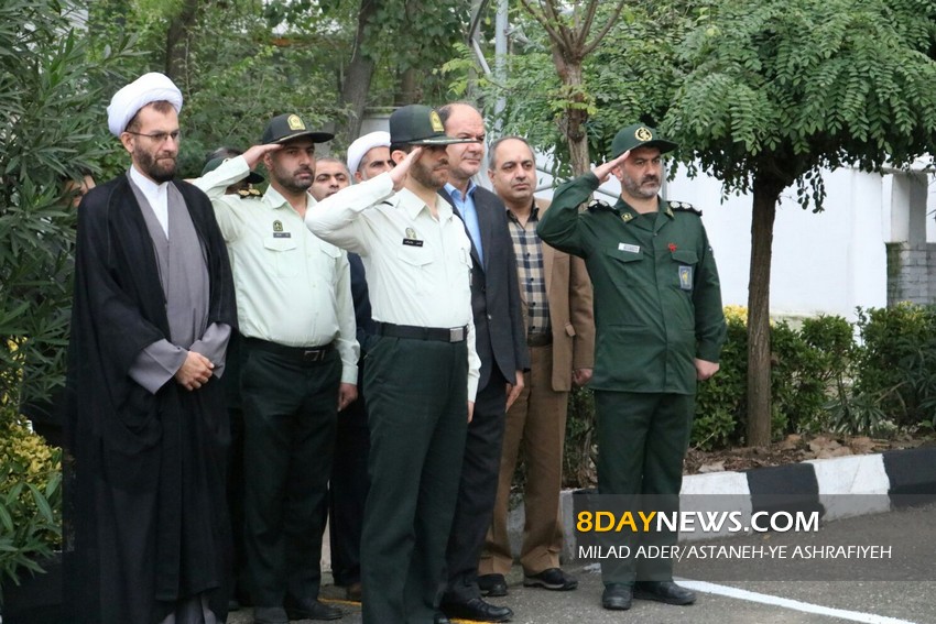 گزارش تصویری/ صبحگاه مشترک نیروی انتظامی آستانه اشرفیه