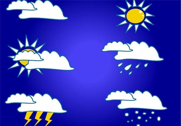 آسمان گیلان برای فردا بارانی و در ارتفاعات احتمال بارش برف است
