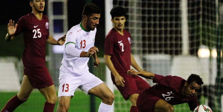 پیروزی تیم ۱۰ نفره امید ایران مقابل قطر