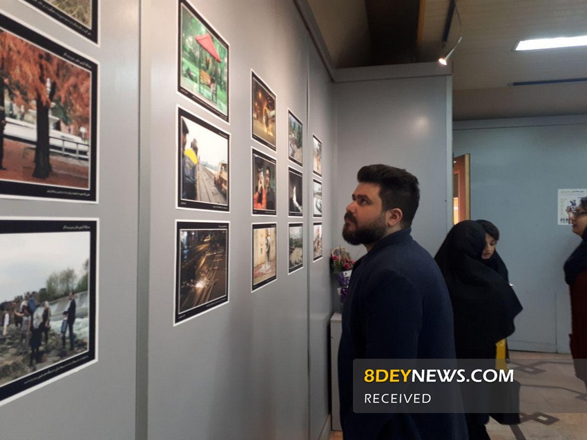 حضور عضو شورای شهر رشت در نمایشگاه عکس خبری دیده گار