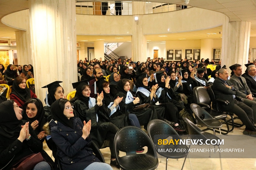 گزارش تصویری/جشن فارغ التحصیلی دانشجویان در آستانه اشرفیه