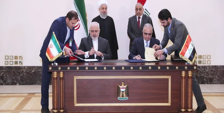 ایران و عراق ۵ سند همکاری مشترک امضا کردند