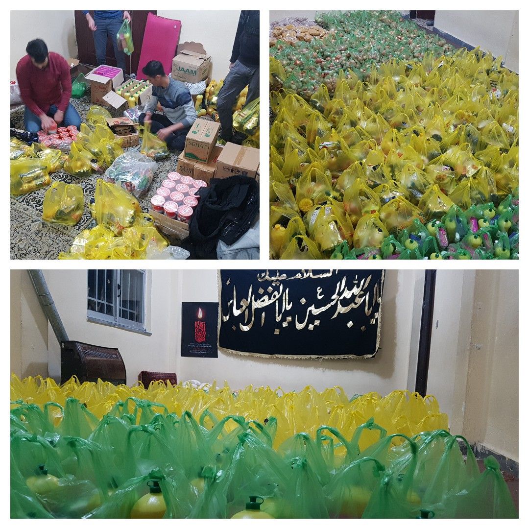 اهدای ۱۳۰ بسته مواد غذایی به نیازمندان در فومن
