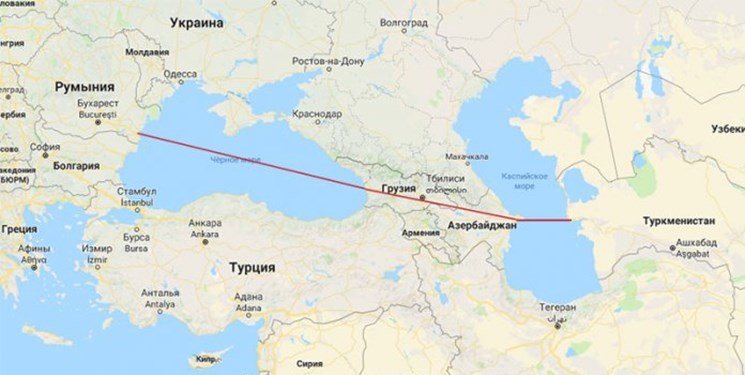 کاسپین به دریای سیاه متصل می‌شود؟