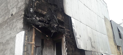 آتش سوزی خانه ویلایی در بلوار لاکان رشت/ کانون آتش سوزی دارای بیمه آتش سوزی است