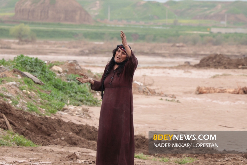 وضعیت روستای “بابازید” پلدختر پس از سیل ویرانگر + تصاویر