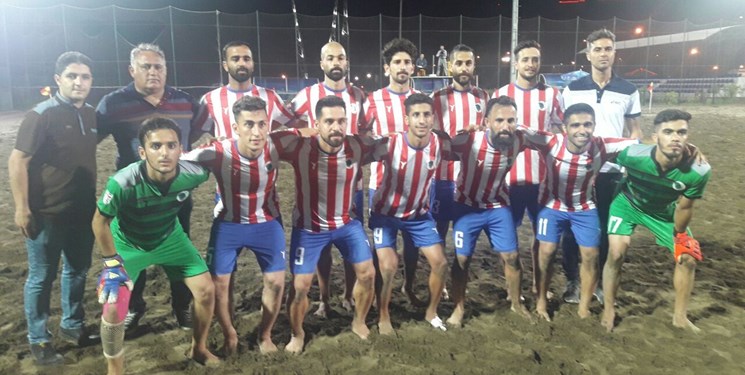 پیروزی شاهین رودسر مقابل مدعی قهرمانی لیگ برتر فوتبال ساحلی